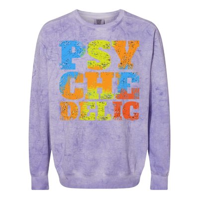 Psychedelic Colorblast Crewneck Sweatshirt