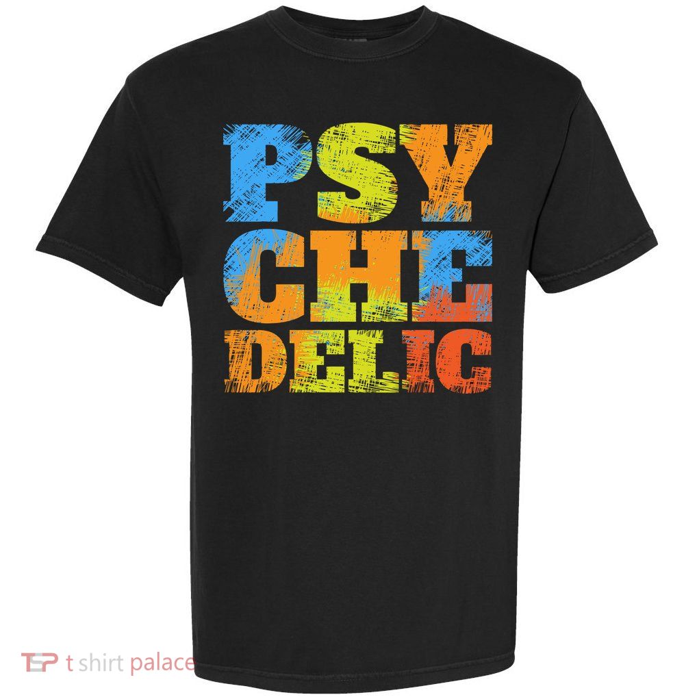 Psychedelic Garment-Dyed Heavyweight T-Shirt