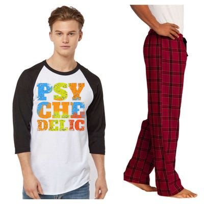 Psychedelic Raglan Sleeve Pajama Set