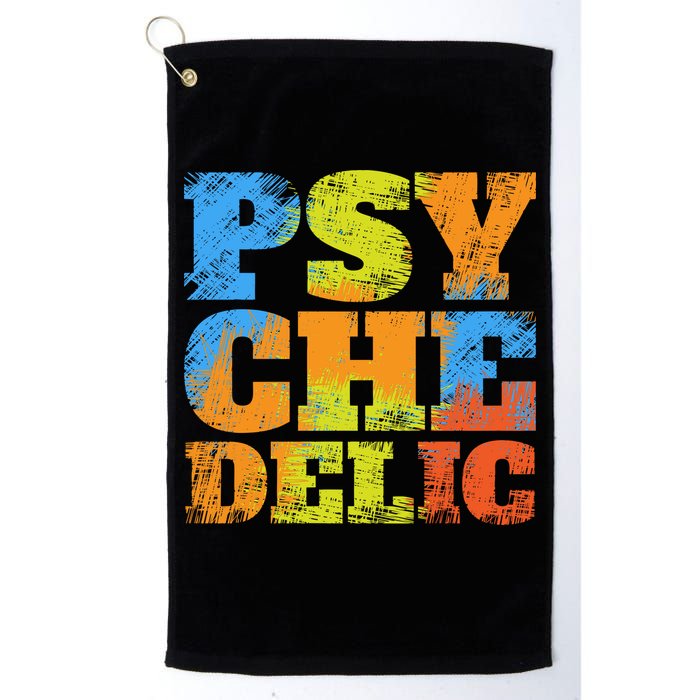 Psychedelic Golf Towel