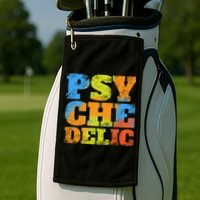 Psychedelic Golf Towel