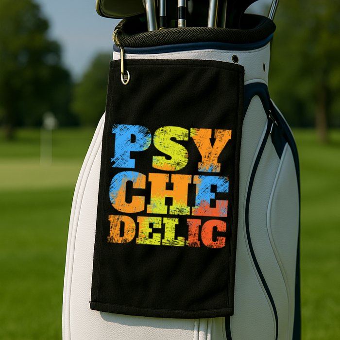 Psychedelic Golf Towel