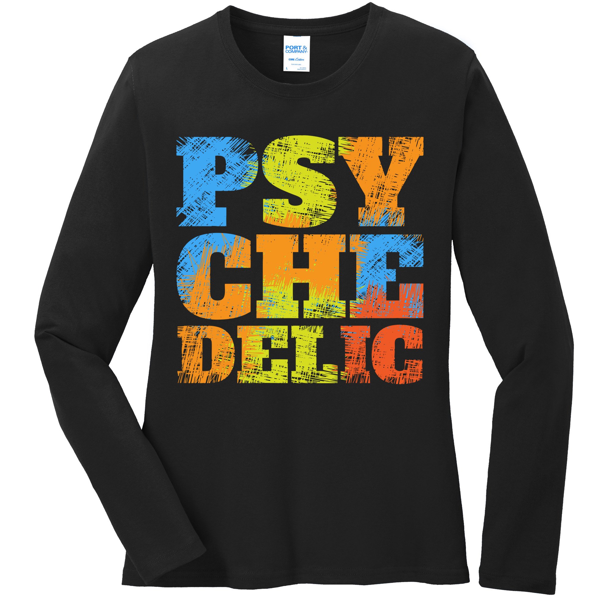 Psychedelic Ladies Long Sleeve Shirt