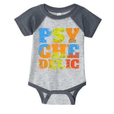 Psychedelic Infant Baby Jersey Bodysuit