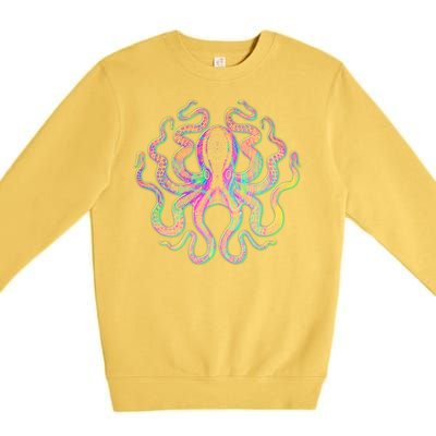 Psychedelic Octopus Premium Crewneck Sweatshirt