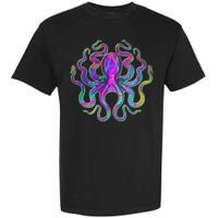 Psychedelic Octopus Garment-Dyed Heavyweight T-Shirt