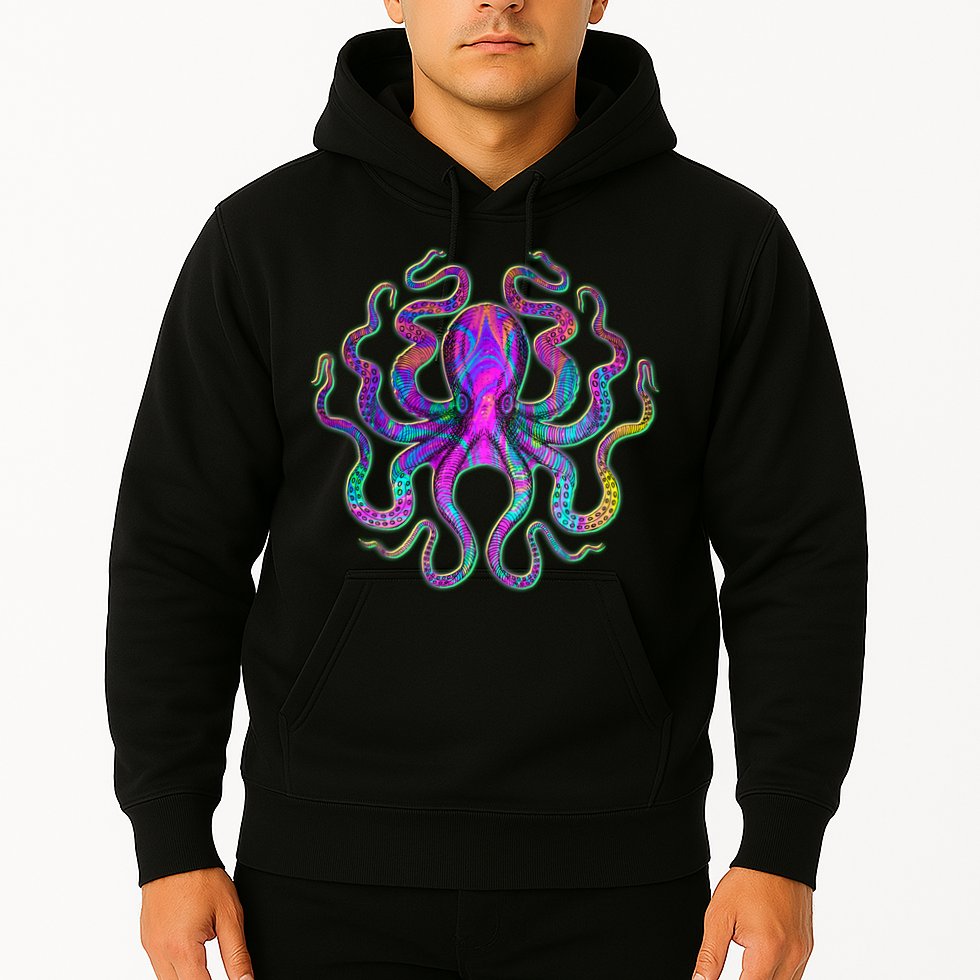 Psychedelic Octopus Hoodie