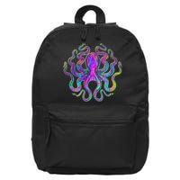 Psychedelic Octopus 16 in Basic Backpack
