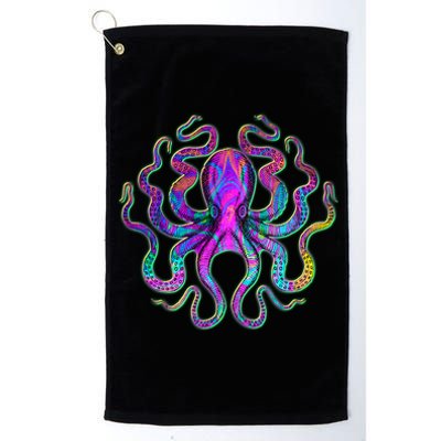 Psychedelic Octopus Platinum Collection Golf Towel