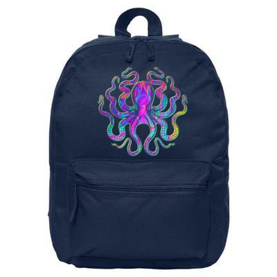 Psychedelic Octopus 16 in Basic Backpack