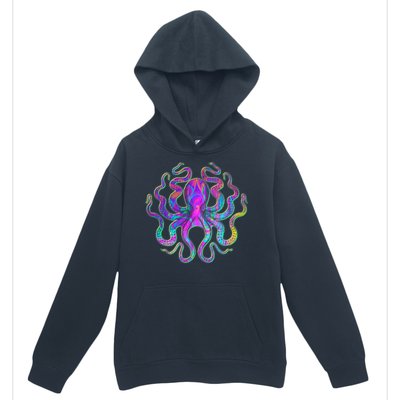 Psychedelic Octopus Urban Pullover Hoodie