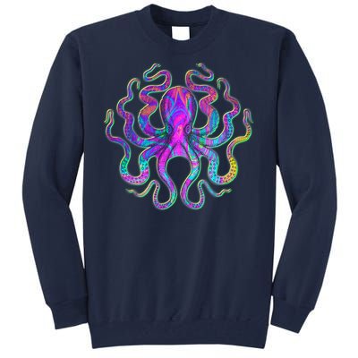 Psychedelic Octopus Tall Sweatshirt