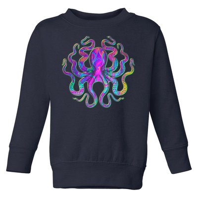 Psychedelic Octopus Toddler Sweatshirt