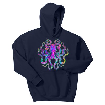 Psychedelic Octopus Kids Hoodie