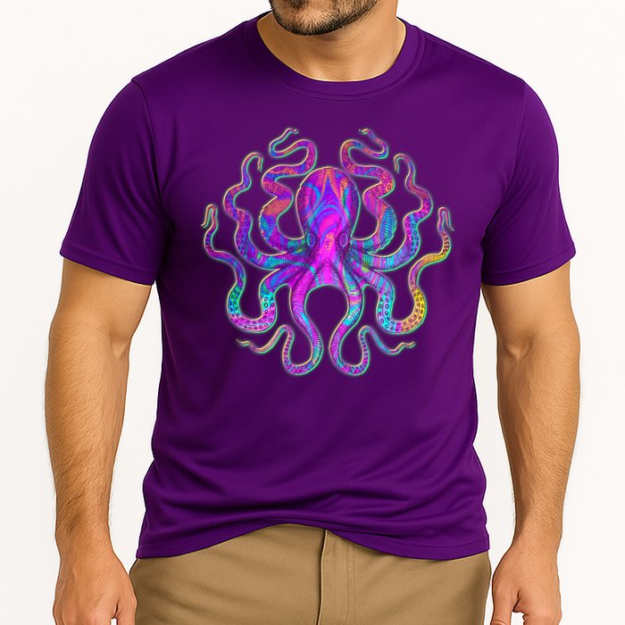 Psychedelic Octopus Performance Shirt