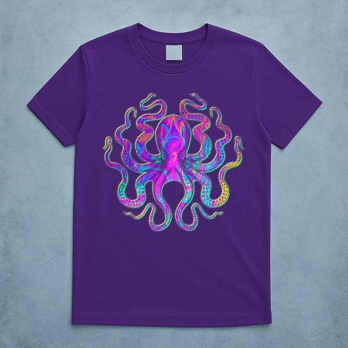 Psychedelic Octopus T-Shirt