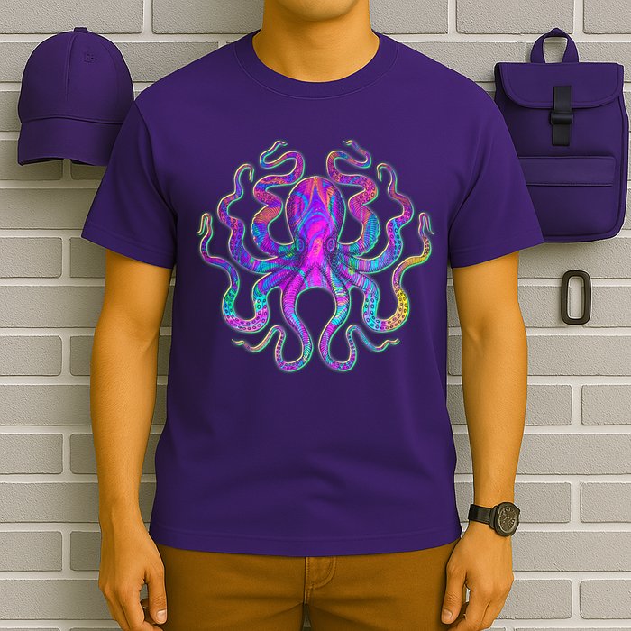 Psychedelic Octopus T-Shirt