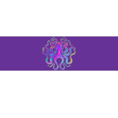 Psychedelic Octopus Bumper Sticker