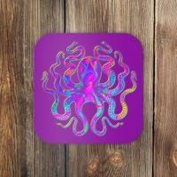 Psychedelic Octopus Coaster