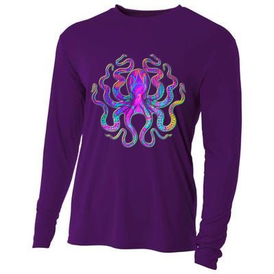 Psychedelic Octopus Cooling Performance Long Sleeve Crew