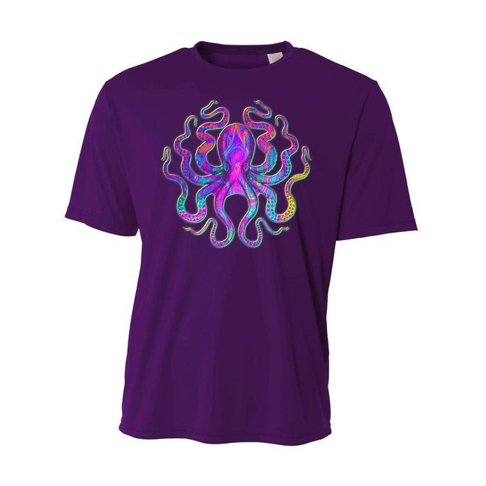 Psychedelic Octopus Performance Sprint T-Shirt