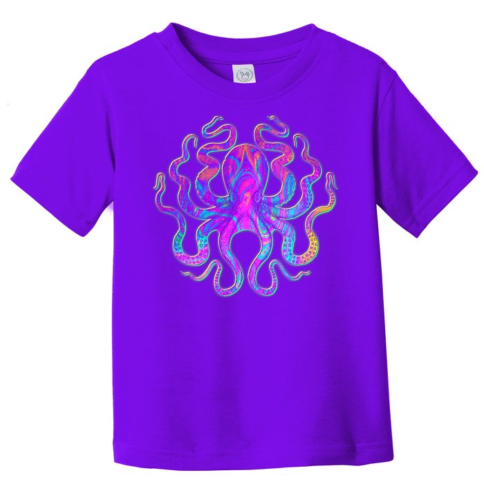 Psychedelic Octopus Toddler T-Shirt