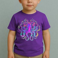 Psychedelic Octopus Toddler T-Shirt