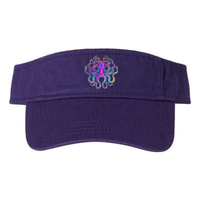 Psychedelic Octopus Visor