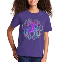 Psychedelic Octopus Kids T-Shirt
