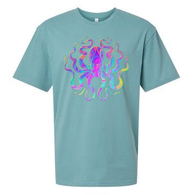 Psychedelic Octopus Sueded Cloud Jersey T-Shirt