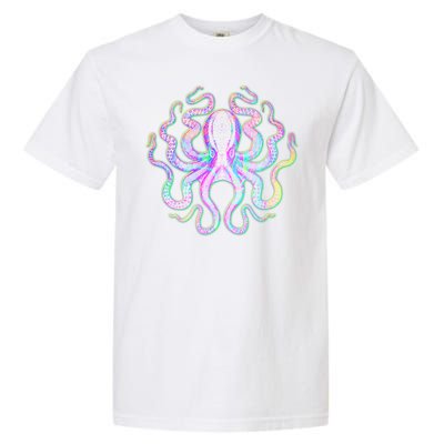 Psychedelic Octopus Garment-Dyed Heavyweight T-Shirt