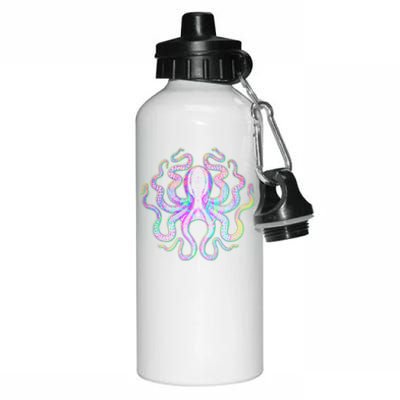 Psychedelic Octopus Aluminum Water Bottle