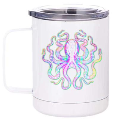 Psychedelic Octopus 12 oz Stainless Steel Tumbler Cup