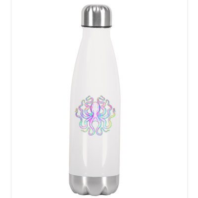 Psychedelic Octopus Stainless Steel Insulated Water Bottle