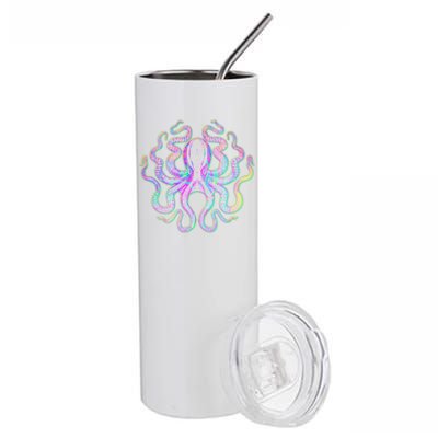 Psychedelic Octopus Stainless Steel Tumbler