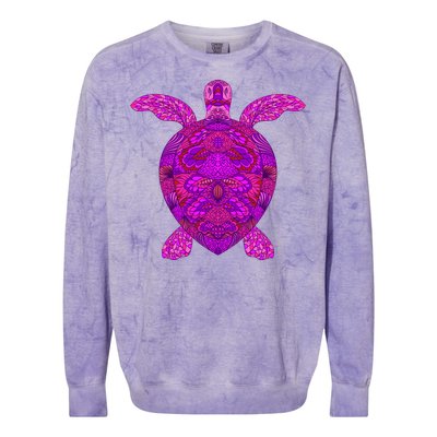 Psychedelic Turtle Colorblast Crewneck Sweatshirt