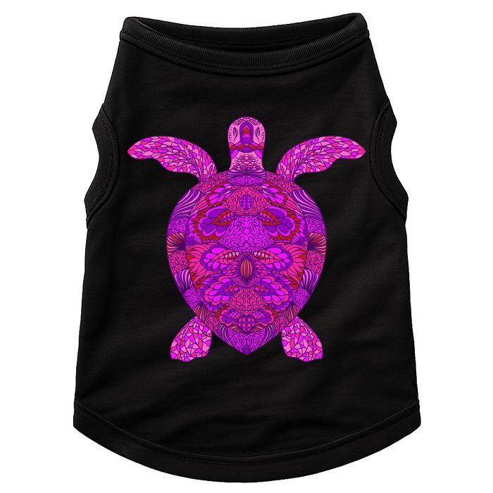 Psychedelic Turtle Doggie Tank