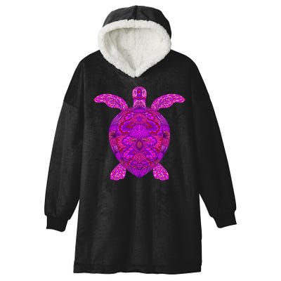 Psychedelic Turtle Hooded Wearable Blanket