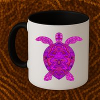 Psychedelic Turtle Mug