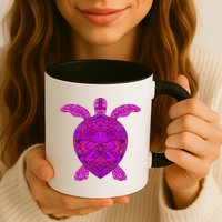 Psychedelic Turtle Mug