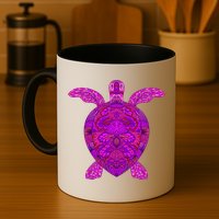 Psychedelic Turtle Mug