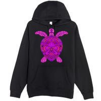 Psychedelic Turtle Premium Pullover Hoodie