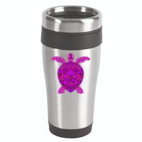 Psychedelic Turtle 16oz Travel Tumbler