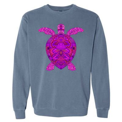 Psychedelic Turtle Garment-Dyed Sweatshirt