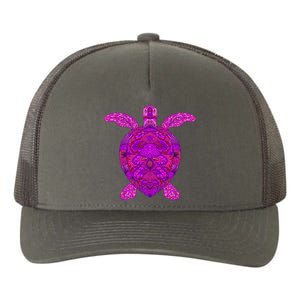 Psychedelic Turtle Yupoong Adult 5-Panel Trucker Hat