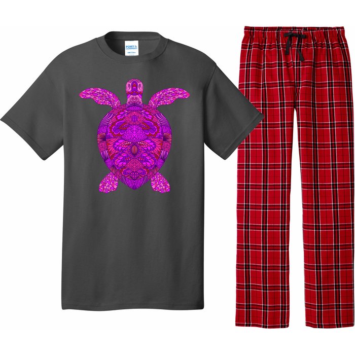 Psychedelic Turtle Pajama Set