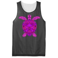 Psychedelic Turtle Mesh Reversible Basketball Jersey Tank