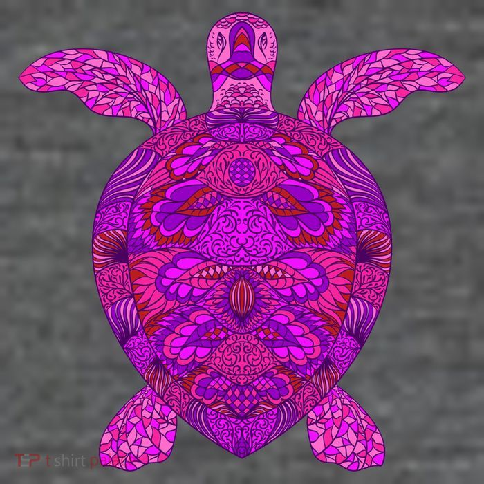 Psychedelic Turtle Premium T-Shirt