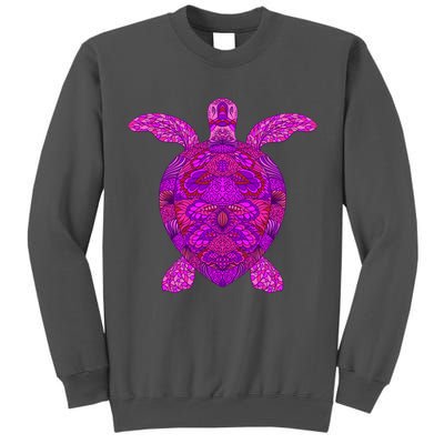 Psychedelic Turtle Tall Sweatshirt