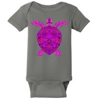 Psychedelic Turtle Baby Bodysuit